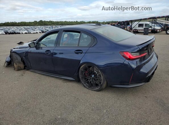 WBS33HJ09SFV44619 2025 BMW M3 Blue Задня ліва чверть