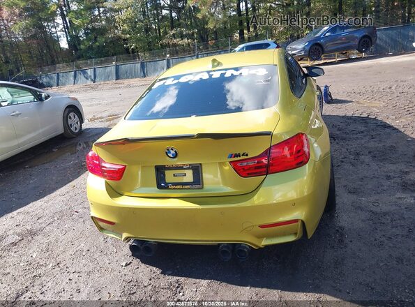 WBS3R9C36HA014349 2017 BMW M4 Yellow 