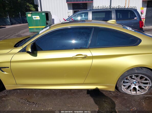 WBS3R9C36HA014349 2017 BMW M4 Yellow 