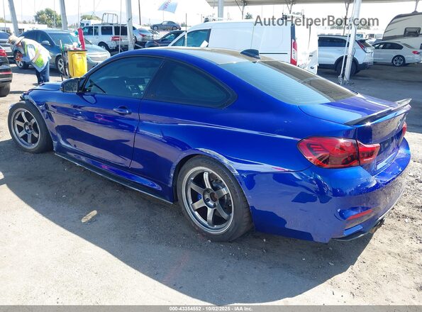 WBS3S7C55KAC09329 2019 BMW M4 Blue Trasero izquierdo