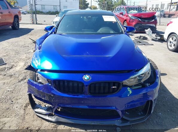 WBS3S7C55KAC09329 2019 BMW M4 Blue Vista interior trasera