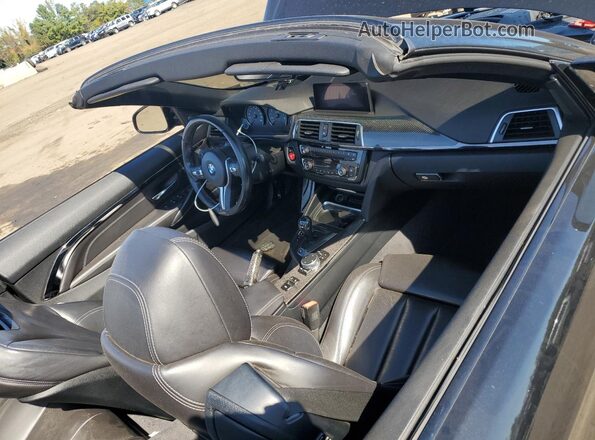 WBS3U9C58GP970217 2016 BMW M4 Black წინა პანელის ხედი