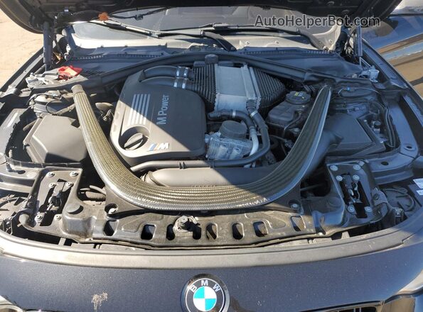 WBS3U9C58GP970217 2016 BMW M4 Black უკანა სალონის ხედი