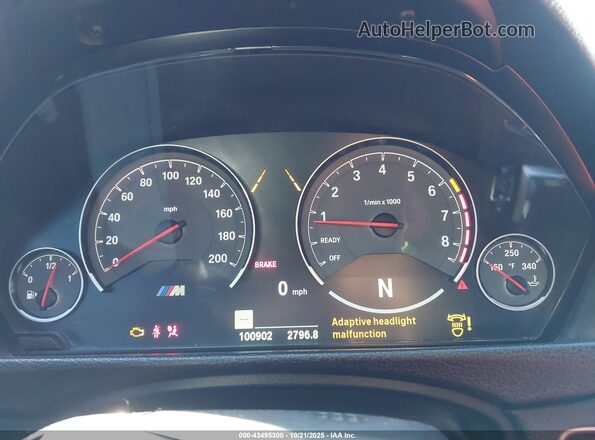 WBS3U9C59GP969285 2016 BMW M4 White Vista de los asientos traseros