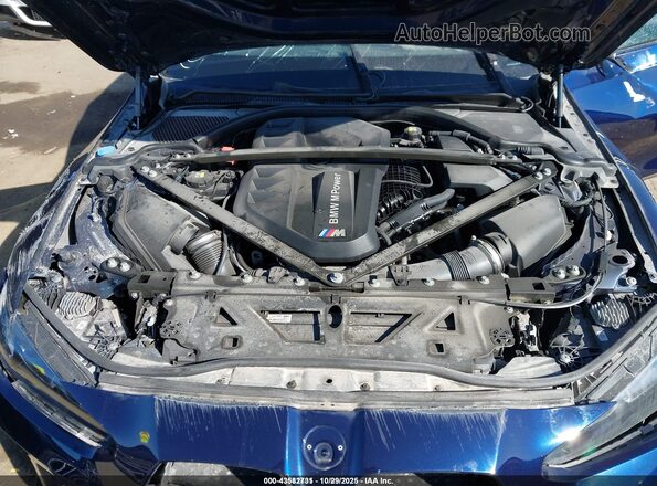 WBS43AY00NFM14007 2022 BMW M3 Blue Հետևի տեսք