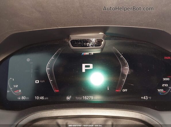 WBS43AY00NFN20909 2022 BMW M3 Green Widok tylnych siedzeń