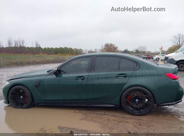 WBS43AY00NFN20909 2022 BMW M3 Green Widok wnętrza 360 stopni