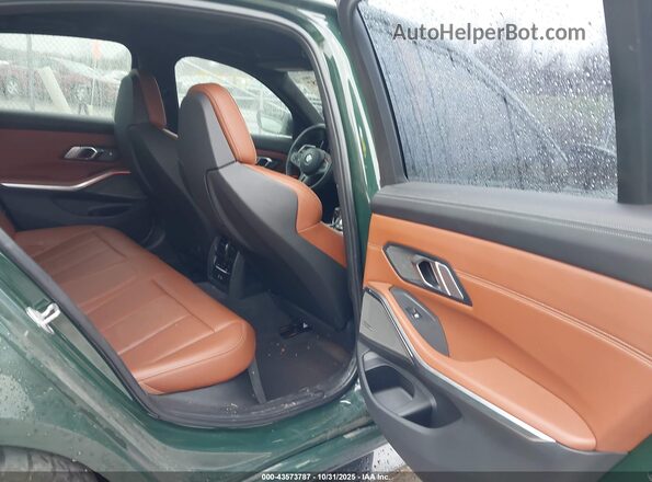 WBS43AY00NFN20909 2022 BMW M3 Green Widok naklejki z numerem VIN