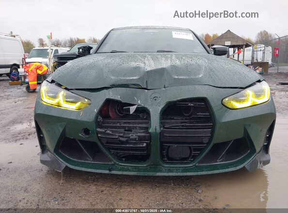 WBS43AY00NFN20909 2022 BMW M3 Green Widok zestawu wskaźników
