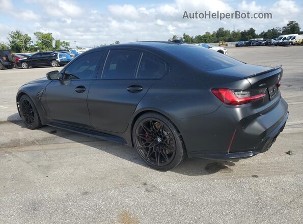 WBS43AY04PFR25772 2023 BMW M3 Black Задня ліва чверть