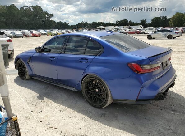WBS43AY07PFP16736 2023 BMW M3 Blue უკანა მარცხენა