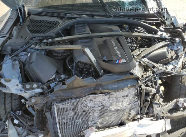 WBS43AY09NFM26026 2022 BMW M3 Gray Widok wnętrza z tyłu