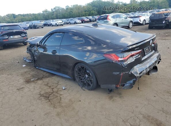 WBS43AZ02PCL55464 2023 BMW M4 Black Trasero izquierdo