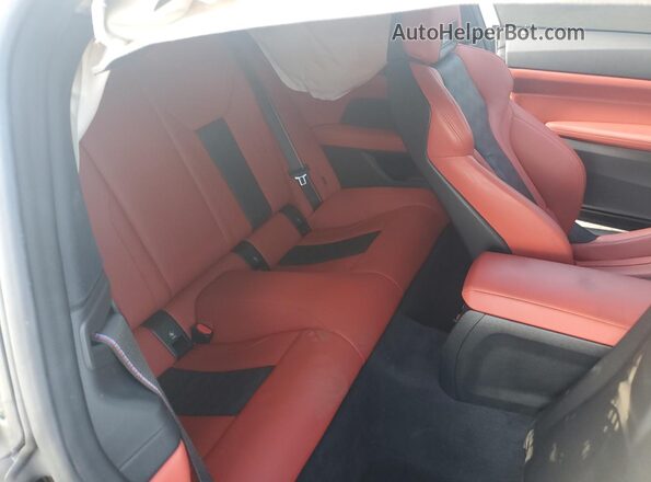 WBS43AZ02PCL55464 2023 BMW M4 Black Vista de los asientos traseros