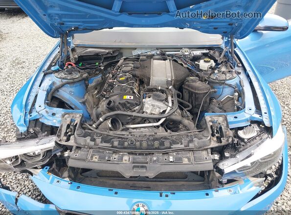 WBS4Y9C52JAC87791 2018 BMW M4 Blue Հետևի տեսք
