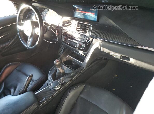 WBS4Y9C59JAC87772 2018 BMW M4 Blue Dashboard view