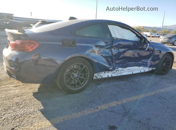 WBS4Y9C59JAC87772 2018 BMW M4 Blue Rear right