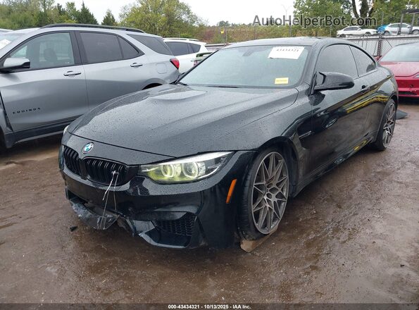 WBS4Y9C5XJAC86775 2018 BMW M4 Black Передня ліва чверть