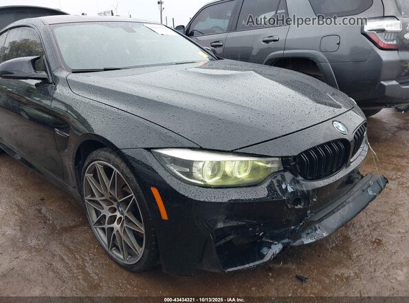 WBS4Y9C5XJAC86775 2018 BMW M4 Black Вид спереду