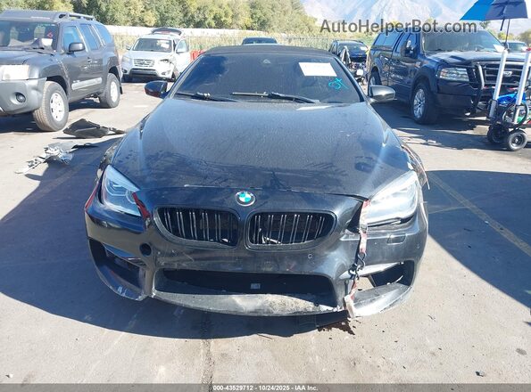 WBS6G9C58GD931987 2016 BMW M6 Black უკანა სალონის ხედი