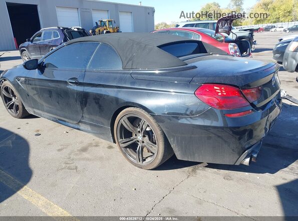 WBS6G9C58GD931987 2016 BMW M6 Black უკანა მარცხენა