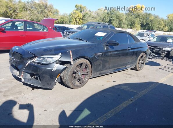 WBS6G9C58GD931987 2016 BMW M6 Black წინა მარცხენა ხედი სამი მეოთხედიდან