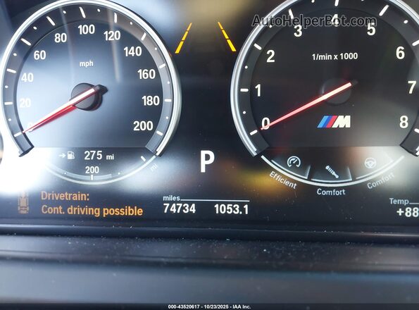 WBS6J9C56GD934694 2016 BMW M6 White Vista de los asientos traseros