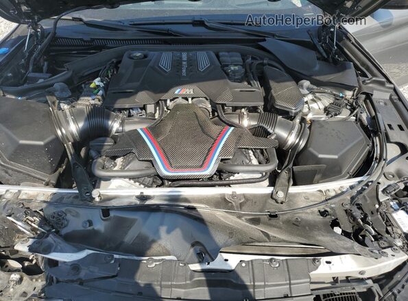 WBS83CH03MCG36024 2021 BMW M5 Gray Vista interior trasera