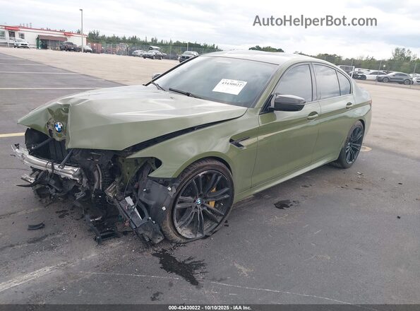 WBS83CH03NCJ44933 2022 BMW M5 Green 