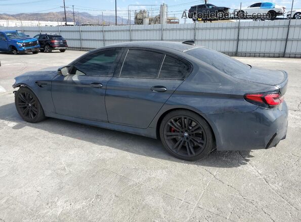 WBS83CH06NCH65232 2022 BMW M5 Gray Trasero izquierdo