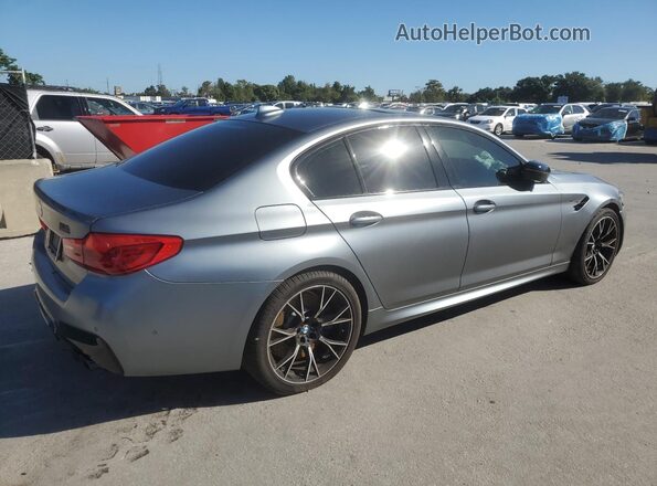WBS83CH07MCG71682 2021 BMW M5 Gray Tył prawy