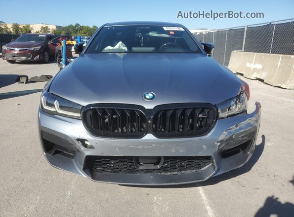 WBS83CH07MCG71682 2021 BMW M5 Gray Widok z przodu