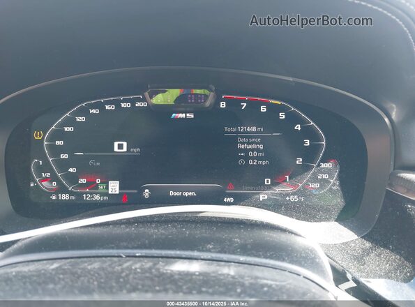 WBS83CH08MCF69064 2021 BMW M5 Blue უკანა სავარძლების ხედი