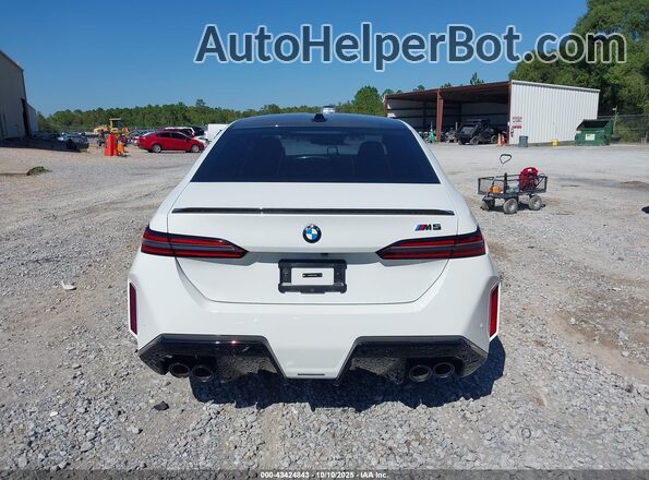 WBS83FK07SCT35809 2025 BMW M5 White 