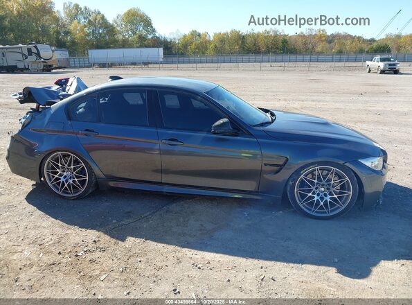 WBS8M9C50G5D30295 2016 BMW M3 Gray Widok wnętrza z tyłu