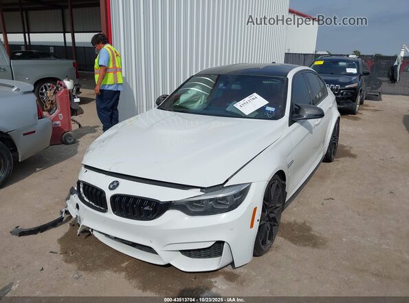 WBS8M9C58J5L01017 2018 BMW M3 White 