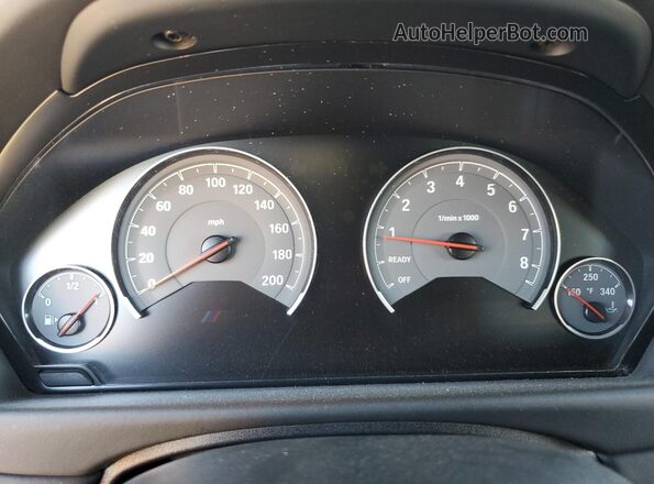 WBS8M9C59GP967042 2016 BMW M3 Blue Vista del cuadro de instrumentos