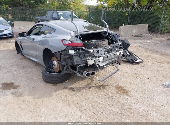 WBSAE0C05LCD81067 2020 BMW M8 Gray Rear left