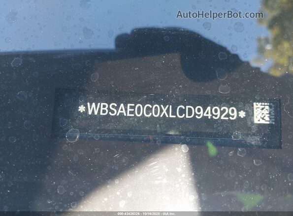 WBSAE0C0XLCD94929 2020 BMW M8 Gray 