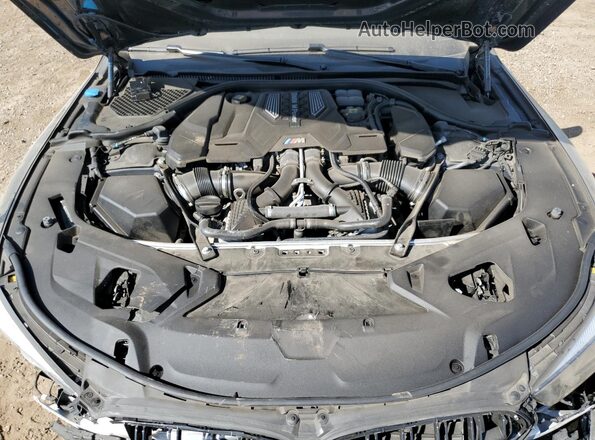 WBSDZ0C05LCD59037 2020 BMW M8 Charcoal უკანა სალონის ხედი