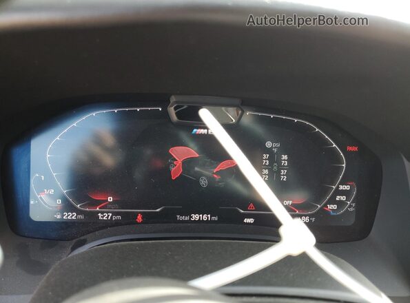 WBSDZ0C05LCD59037 2020 BMW M8 Charcoal ხელსაწყოთა პანელის ხედი