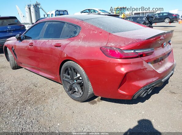 WBSGV0C00MCG30211 2021 BMW M8 Red Հետևի ձախ