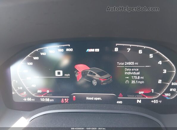WBSGV0C00MCG30211 2021 BMW M8 Red Հետևի նստատեղերի տեսք