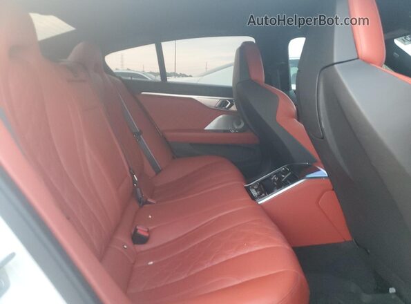 WBSGV0C01PCL41646 2023 BMW M8 White Rear seats view