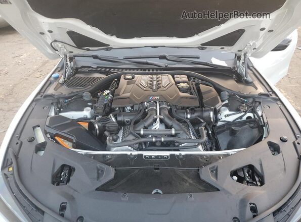 WBSGV0C01PCL41646 2023 BMW M8 White Rear interior view