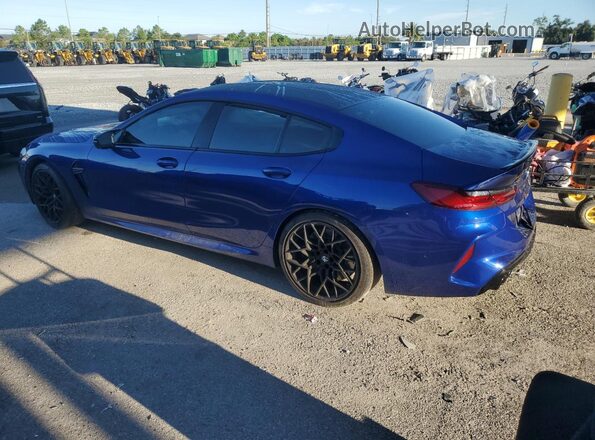 WBSGV0C07NCH48337 2022 BMW M8 Blue Rear left