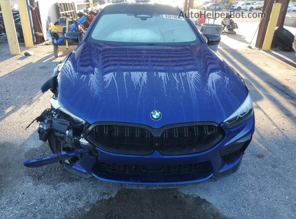 WBSGV0C07NCH48337 2022 BMW M8 Blue Front view