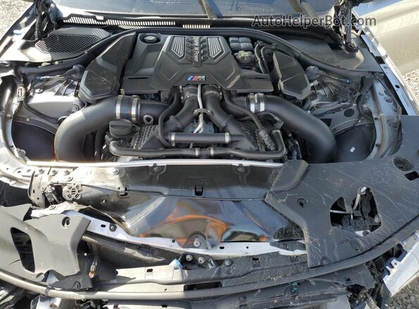 WBSJF0C51JB283775 2018 BMW M5 Gray Вид задньої частини салону