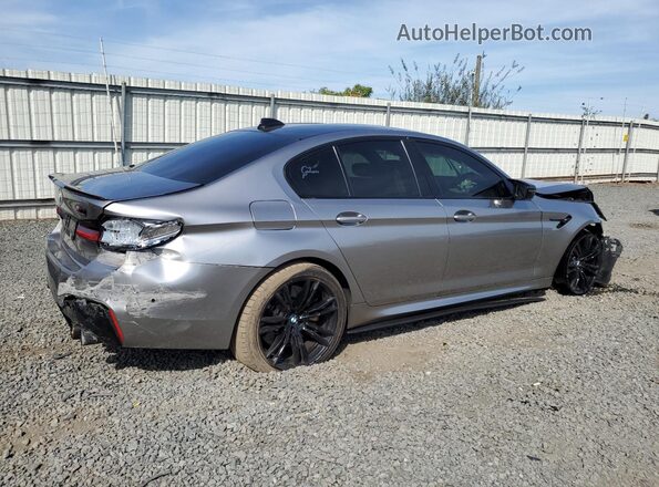 WBSJF0C51JB283775 2018 BMW M5 Gray Задня права чверть