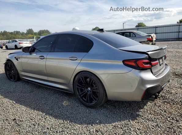 WBSJF0C51JB283775 2018 BMW M5 Gray Задня ліва чверть